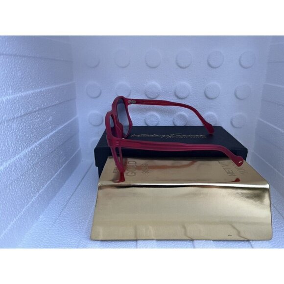 Vintage Frame Company The Creatchman by Corey Shapiro Red Flat Top Sunglasses - Picture 9 of 16